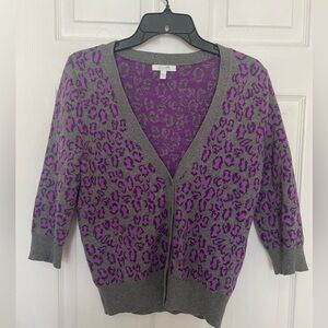Delia*s vintage 90’s y2k animal print cardigan